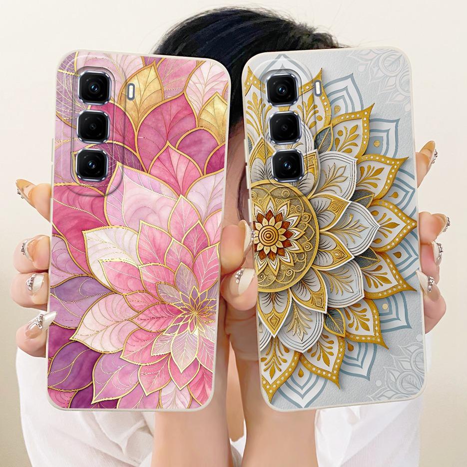 For Infinix Hot 50 Pro Plus 4G Case X6880 Cool Owl Dragon Painted Cover Soft TPU Phone Case For Infinix Hot 50 Hot50 Pro 4G Bags