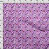 oneOone Cotton Flex Brown Fabric Kids Animal Quilting Supplies Print Sewing Fabric by The Yard 40 Inch
