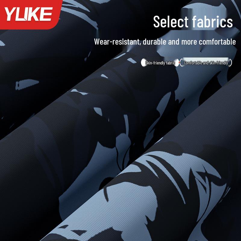 Herren Doppellagige Square-Leg Badehose - Fünf-Punkt-Stil, Anti-Peinlichkeit, Professionelle Strandbekleidung für Erwachsene.