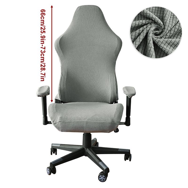 4Pcs Gaming Chair Covers With Armrest Spandex Splicover Office Seat Cover For Computer Armchair Protector Cadeira Gamer