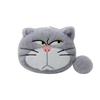 Peluche de Gato Lucifer Llavero Juguete Muñeco Cartera con Algodón PP Para Llevar a Diario