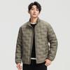 Mens Mid-Length Down Jacket Winter Thick Stand Collar Light Warm Coat 85-90% Content