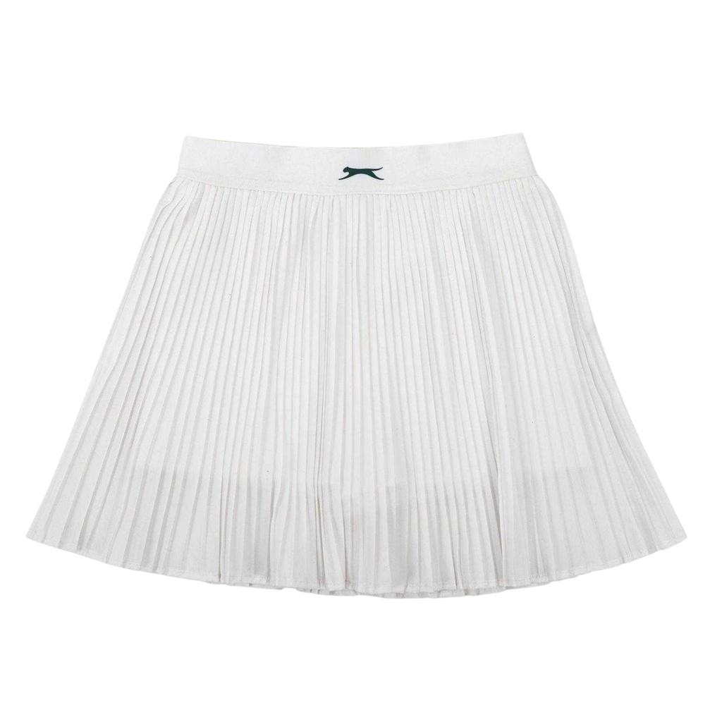 Slazenger Girls Logo Micro Pleat Tennis Skirt