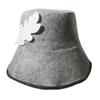 Soft Fisherman's Felt Sauna Hat Felt Water Absorption Sauna Hat Fashion Felt Sauna Hat  Sauna