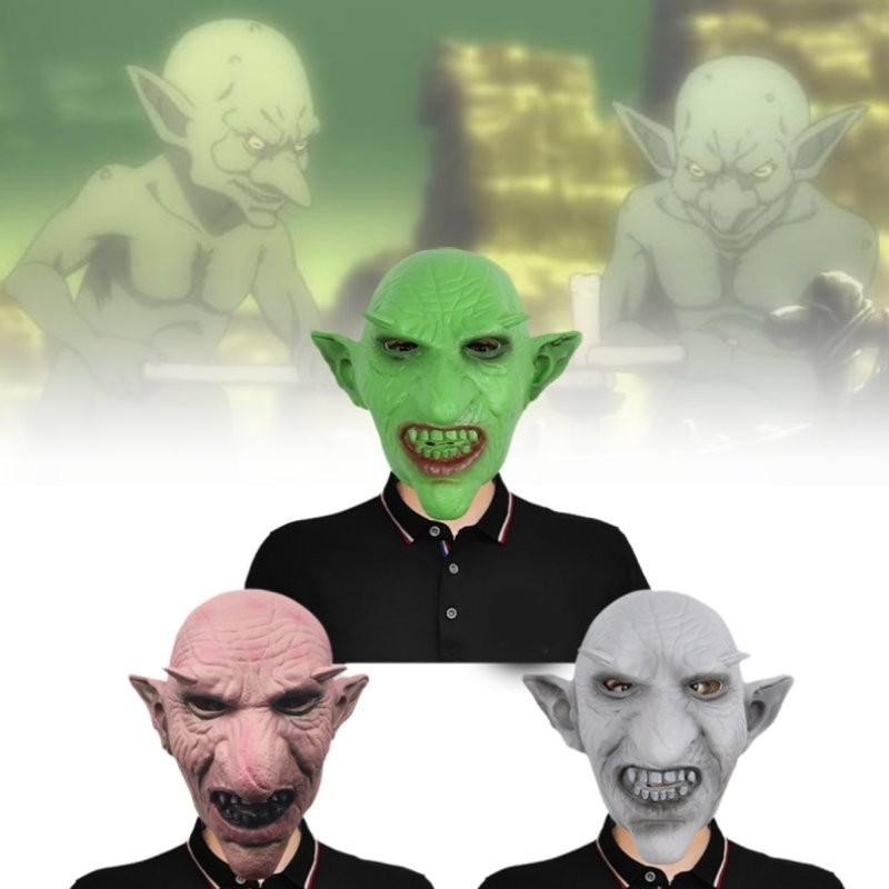 Terrifying Goblin Mask Full Face Costume Headpiece Perfect For Halloween Parties And Events