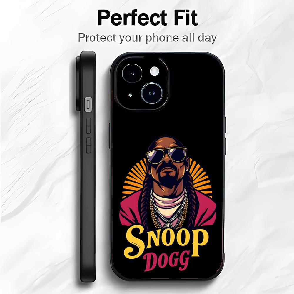 HipHop American Rapper S-Snoop D-Dogg Phone Case Phone Case Soft Packaging Lightweight For iPhone17 16 15 14 13ProMax