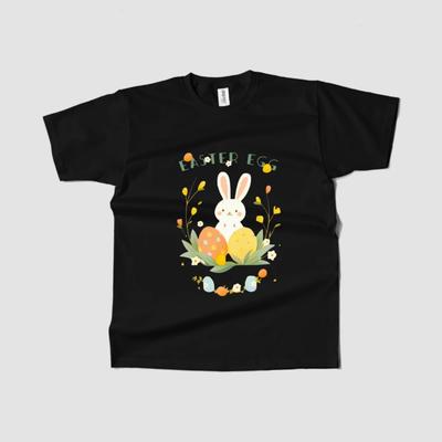 Women's T-Shirt Easter Bunny Graphic Short Sleeve Round Neck Spring Summer Trendy 2023 Fast Ship