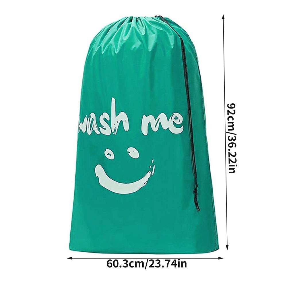XL Travel Laundry Bag Wash Me Dirty Clothes Organizer Large Enough to Hold 4 Loads of Laundry Wash Drawstring Bag
