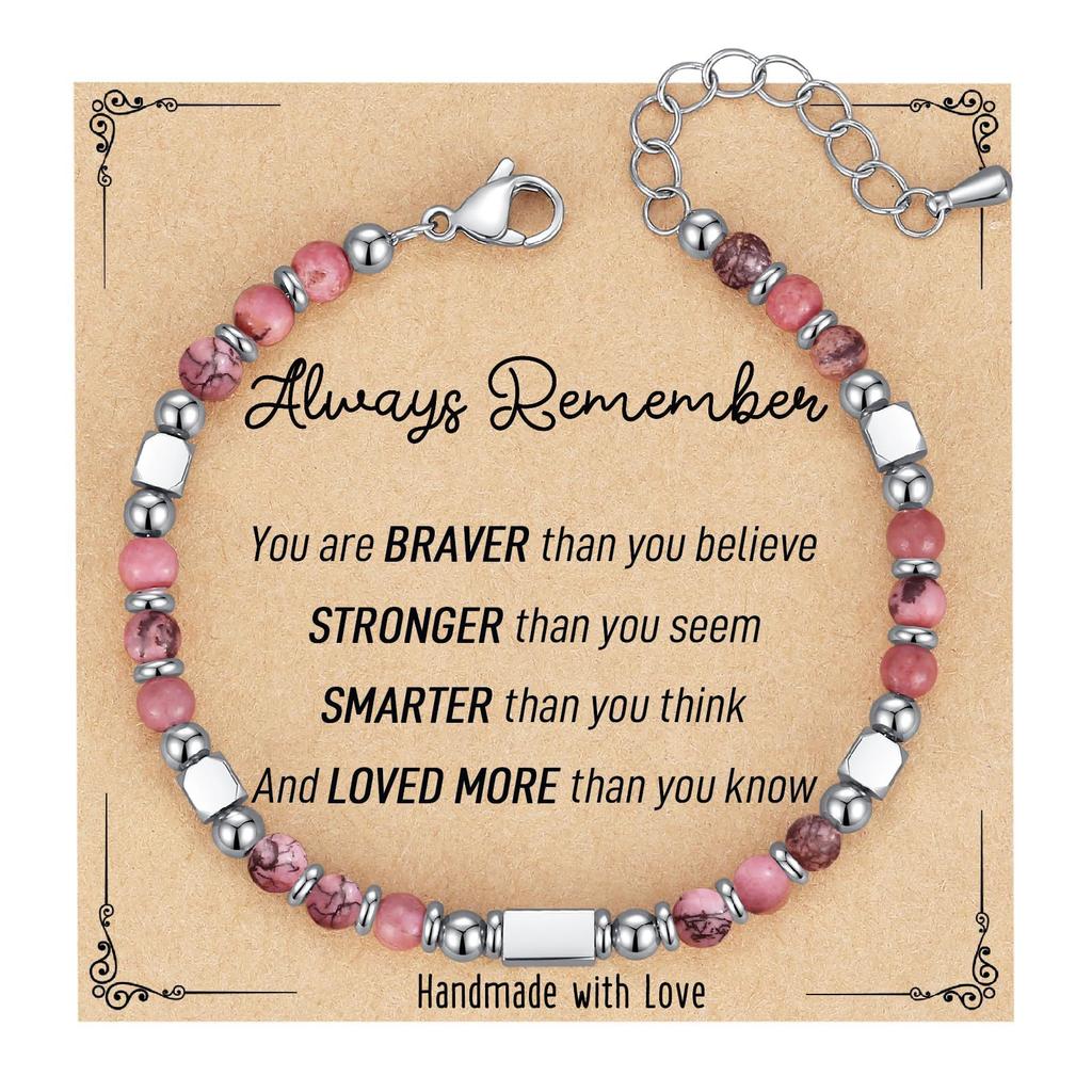JYL TS Bracelet Letter Heart  Set Stackable Friendship & Personalized Luck