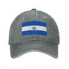 Custom Classic Unisex Cotton Flag Of El Salvador Baseball Cap Adult Adjustable Dad Hat Unisex Women Hip Hop