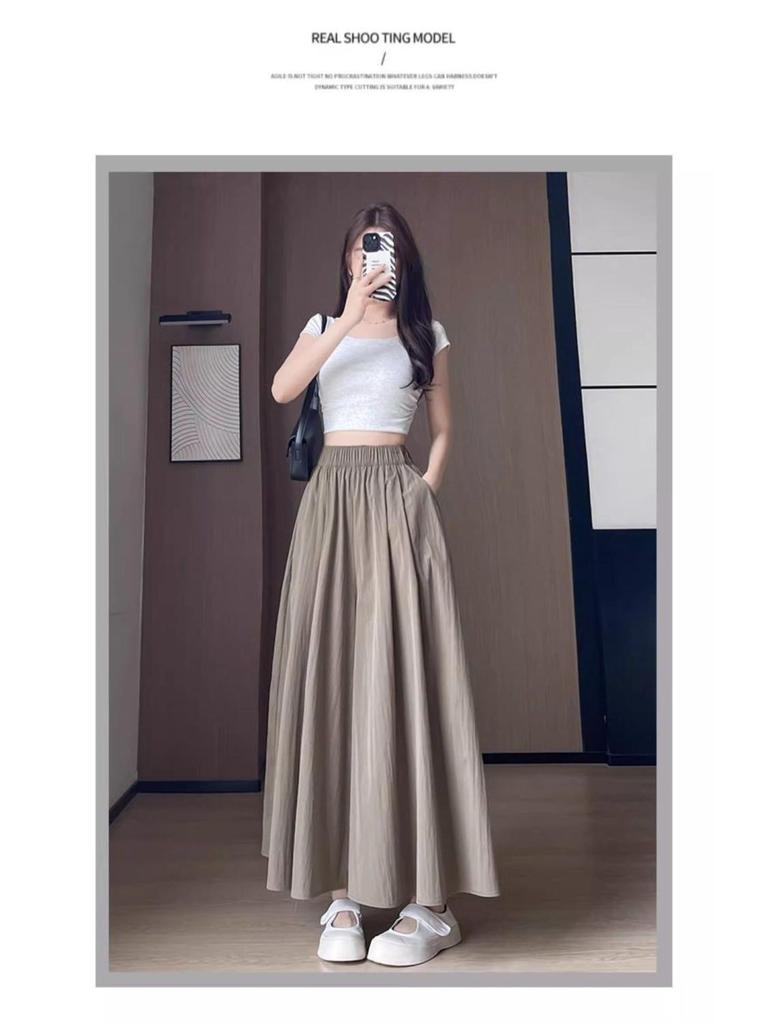 Black Yamamoto High Waist Culottes with Pockets - Women's Plus Size Loose Slimming Wide Leg Skirt Pants