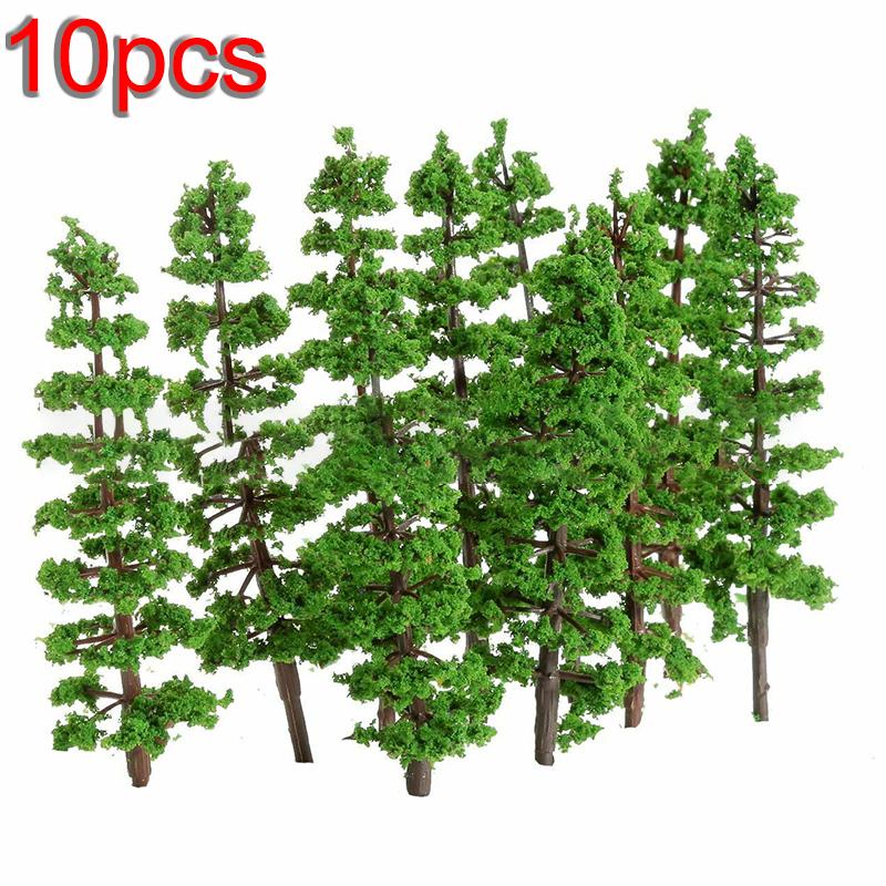 10PCS Trees Model HO N Scale Train Railway Wargame Scenery Park Street Layout 10PCS Trees Model HO N Scale Train Railway Wargame Scenery Park Street Layout