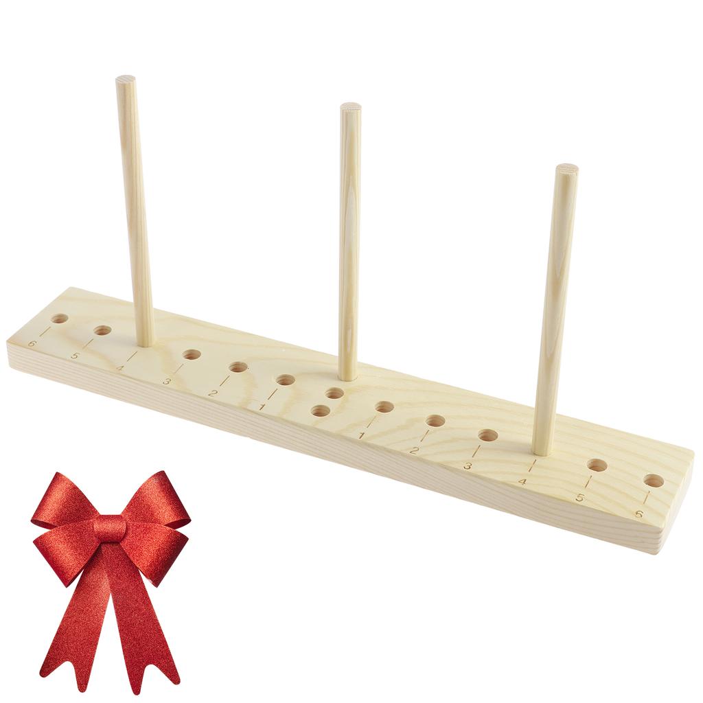 Wholesale Bow Maker Wooden Bow Making Tool Adjustable Wood Ribbon Bow Maker Portable Bow Tie Machine Lightweight Bow Maker Tool