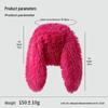 Sweet Rabbit Ear Plush Hat for Women - Winter Warm & Cold-Proof Beanie with Ear Protection