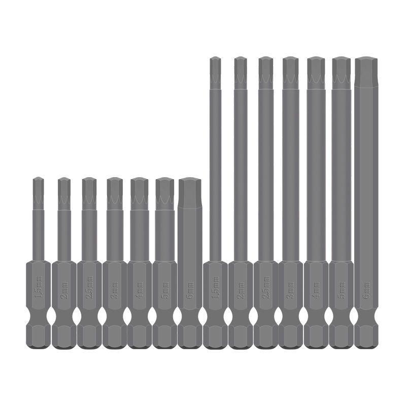 Sechskant Starke Magnetische S2 Schraubendreherbit für Handbohrmaschinen und Elektrische oder Pneumatische Schraubendreher