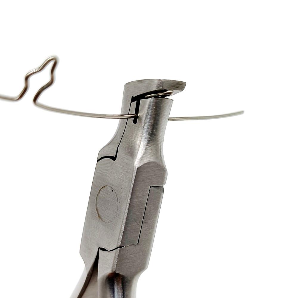 Dental-Kieferorthopädische Schwarz-Pfeil-Verschluss-Biegezange zum Biegen von V-Nothc-Biegezangen, V-Stop-Biegezangen aus Edelstahl