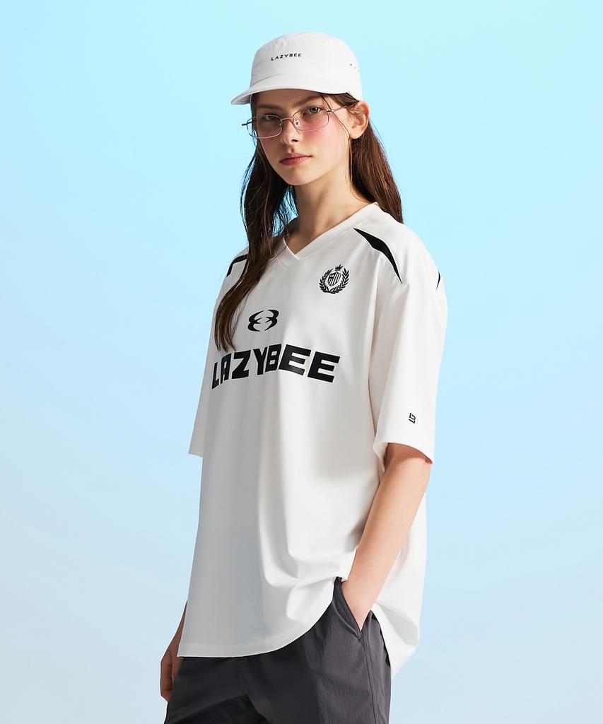Leijibi Hydro Mesh Performance Oversized M Rash Guard Short Sleeve Jersey White