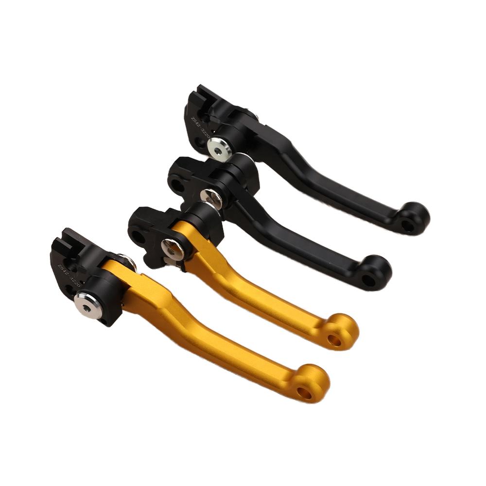 Gold CNC Aluminum Brake Clutch Lever for SUZUKI RMZ250 2007-2023 - Off-road Motorcycle Parts 27*10*10 cm