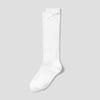 [8 Seconds] Wide Ribbed Ribbon Knee Socks White (3562KTAMB1)