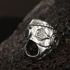 Boutique New Retro Simple New Punk Hip-hop Skull Personality Men's Open Ring Robot Ghost Head Jewelry