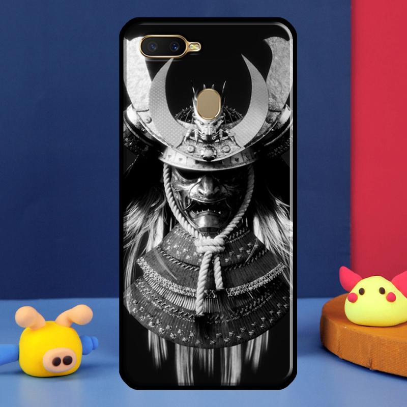 Japanese Samurai Case For Oppo A98 A78 A58 A15 A16 A17 A5 A9 A91 A52 A72 A76 A96 A74 A94 A54 S A57 A77 Cover