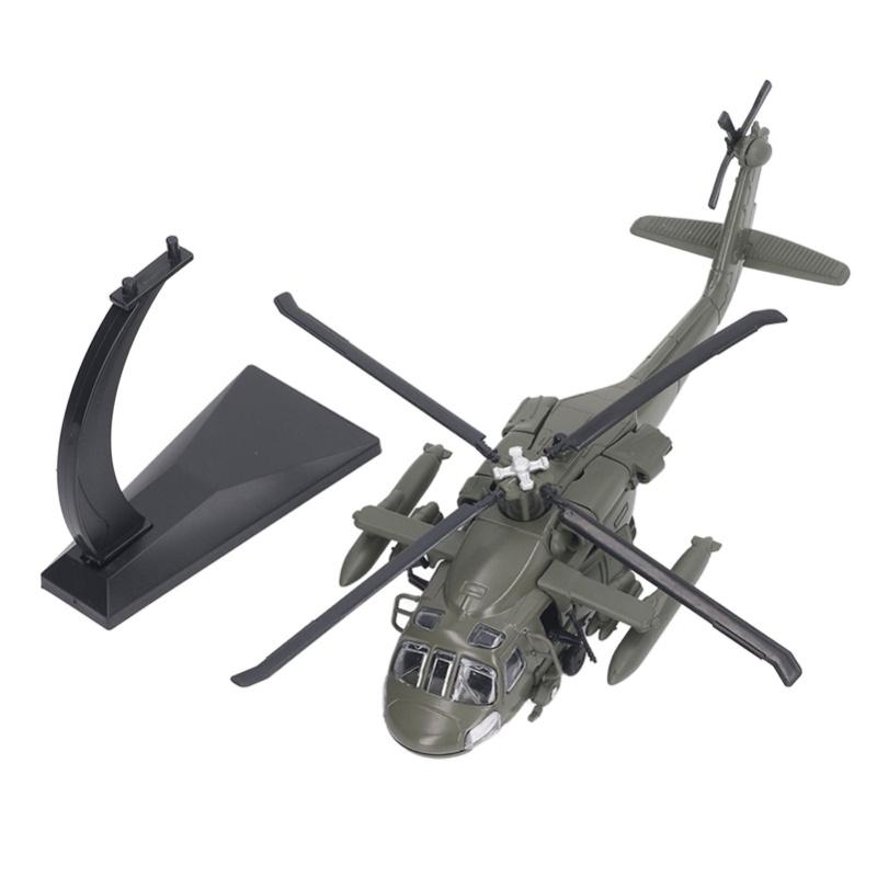 Alloy Diecast Sound Light Armed Helicopter Model Toy Kid Attack Helicopter Toy Home Decoration Type 2