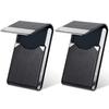New PU Leather Business Card Case Metal Slim Pocket Card Holder with Magnetic Shut