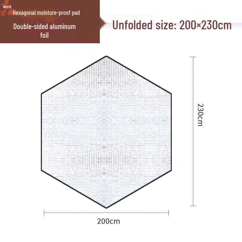 Thickened Aluminum Film Outdoor Moisture-Proof Mat