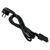 2m European 3-Pin Cloverleaf Power Extension Cord H05VV-F 3x0.75