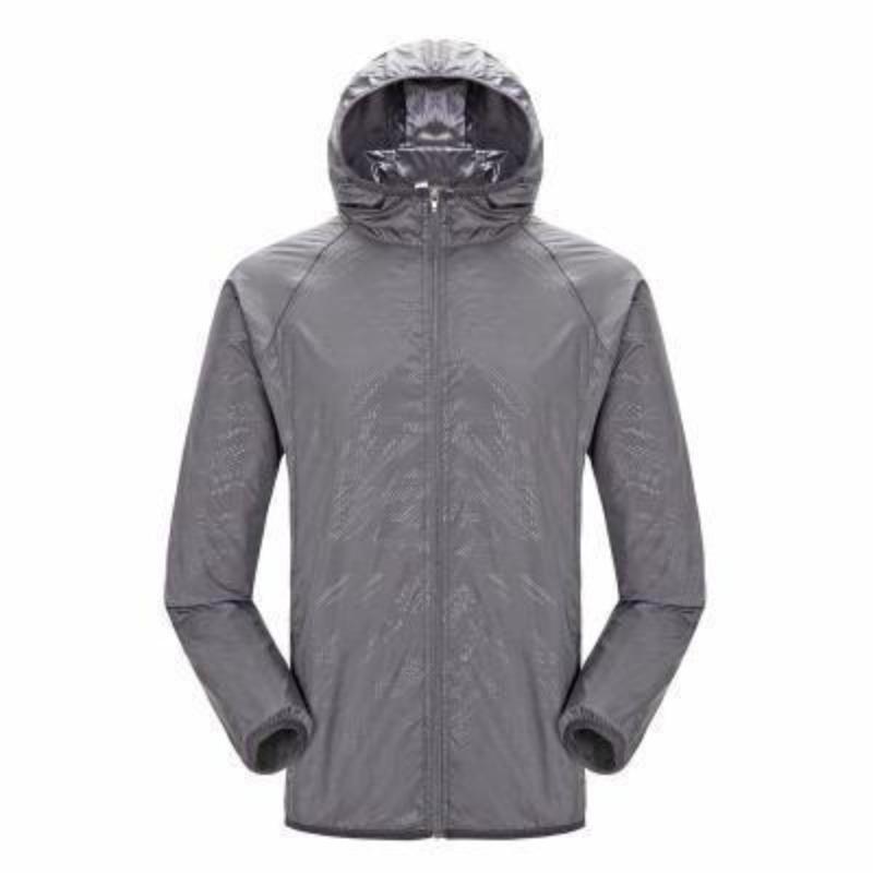 Sommer Outdoor Unisex Hautjacke, Dünne Jacke, Kapuzen-Sonnenschutzanzug