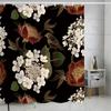 Quick-Drying Waterproof Bath Curtain Washable Partition Curtain Shower Curtains  Home Decoration