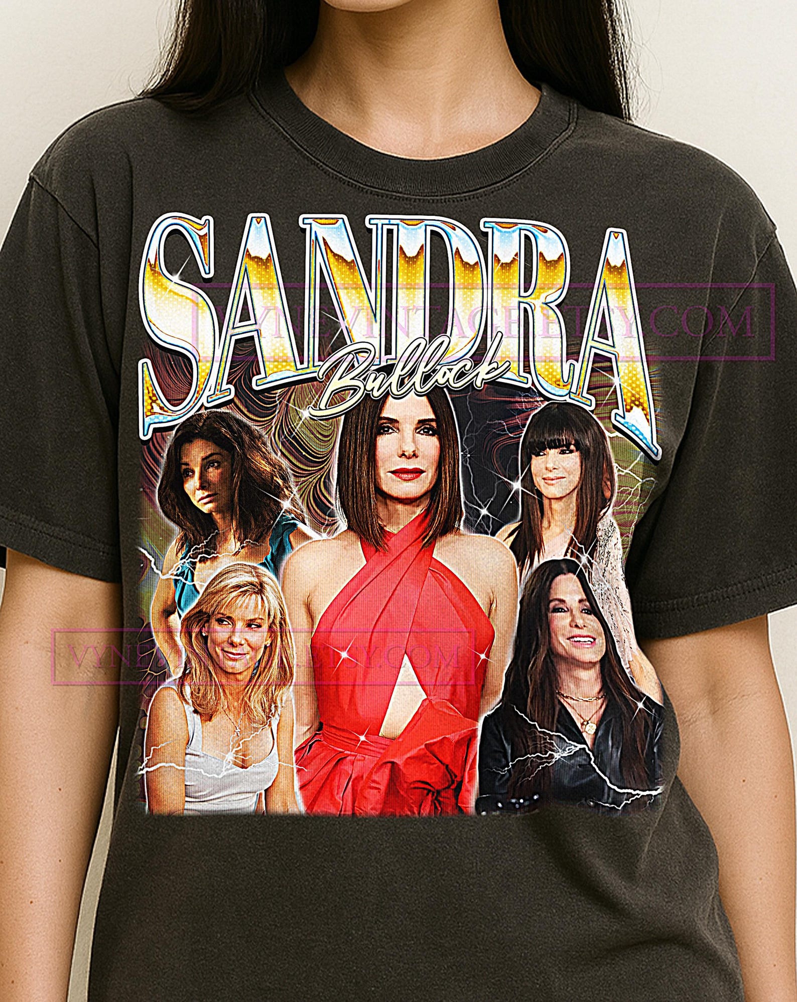 Sandra Bullock Bootleg Shirt, Vintage Actress Star Hollywood Legend Celebrity Tee, 90s Retro Throwback T-shirt, Sandra Bullock Sweater S