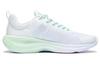 Li Ning Lanying Light Comfortable Textile, TPU Low top Running Shoes Women's White Cyan Pink AFVT012-3