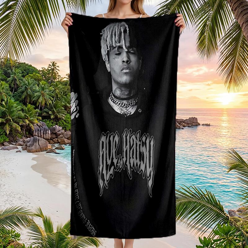 Xxxtentacion Fashion Beach Towel: Ideal for Summer Adventures Soft, absorbent and quick drying suitable for swimming and bathing