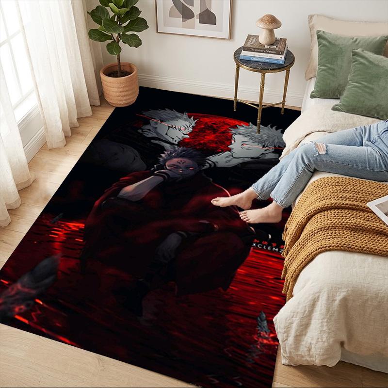 Blood Moon Living Room Nonslip Area Rug Soft Carpet For Bedroom Game Playroom Sofa Office Home Decor Doormat Christmas Gift C9301236