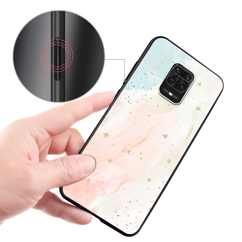 Trendy Abstrakte Hintergrund Fall für Xiaomi Redmi Hinweis 10 9S 11 9 8 11E Pro K40 Silikon Schwarz Telefon Abdeckung 9C 9A 8T 7 7A 10C 9i