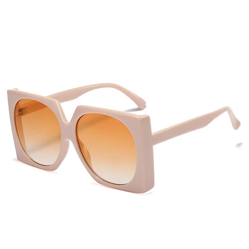 Y2k Candy Color Square Sunglasses for Women New Fashion Elegant Gradient Sun Glasses Female Oversized  Mujer Lentes