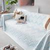 Serviette de Canapé Fraîche d'Été Style Bohème Housse de Canapé Intégrale Housse Anti-Poussière Housse de Canapé Monobloc Grande Housse en Tissu Respirante