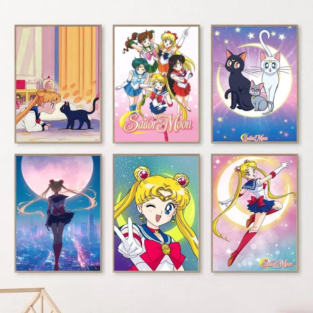 Anime Sailor Moon Diamond Painting 5D Full Round/Square diamond Mosaic Art DIY Coffee House Bar Room Wall Decor Unique Gifts