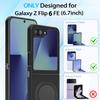 Magnetic Ring Holder Case for Samsung Z Flip 6 Shockproof Protective Cover for Samsung Z Flip 6