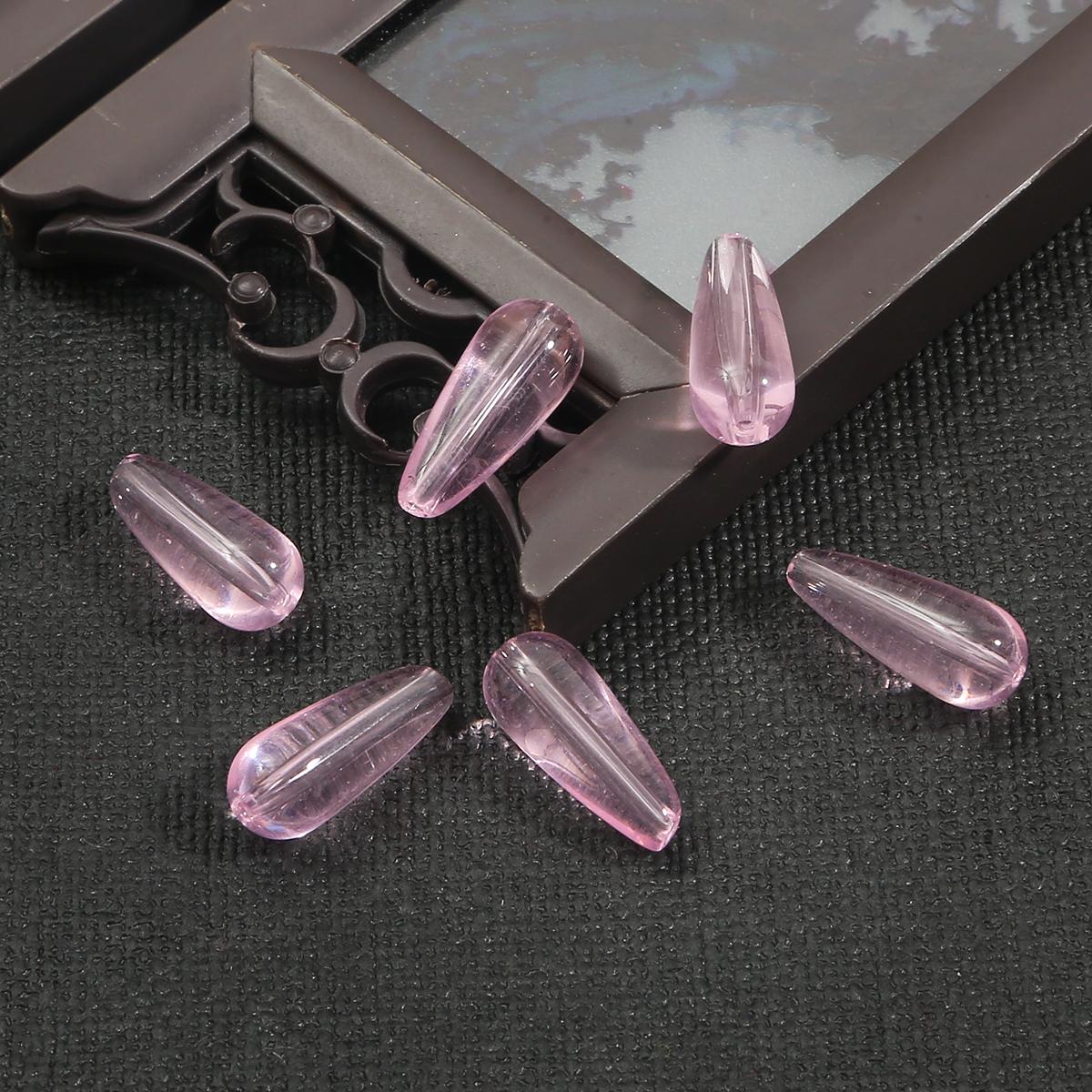 

10 шт., 8 цветов, стеклянные свободные круглые бусины в форме капли воды для изготовления ювелирных изделий, аксессуары