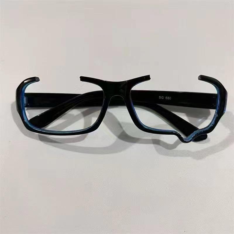 Neutrale Anime-Brille ohne Gläser Dekorative Augenrahmen Cosplay Kawaii Party Cosplay-Zubehör Anime Tropfenbrille