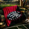Raptors Basketball Logo Blanket Lightweight Flannel Bedding Blanket Perfect for Travel, Camping, Living Rooms, Offices, Sofas, Fan Christmas Gift