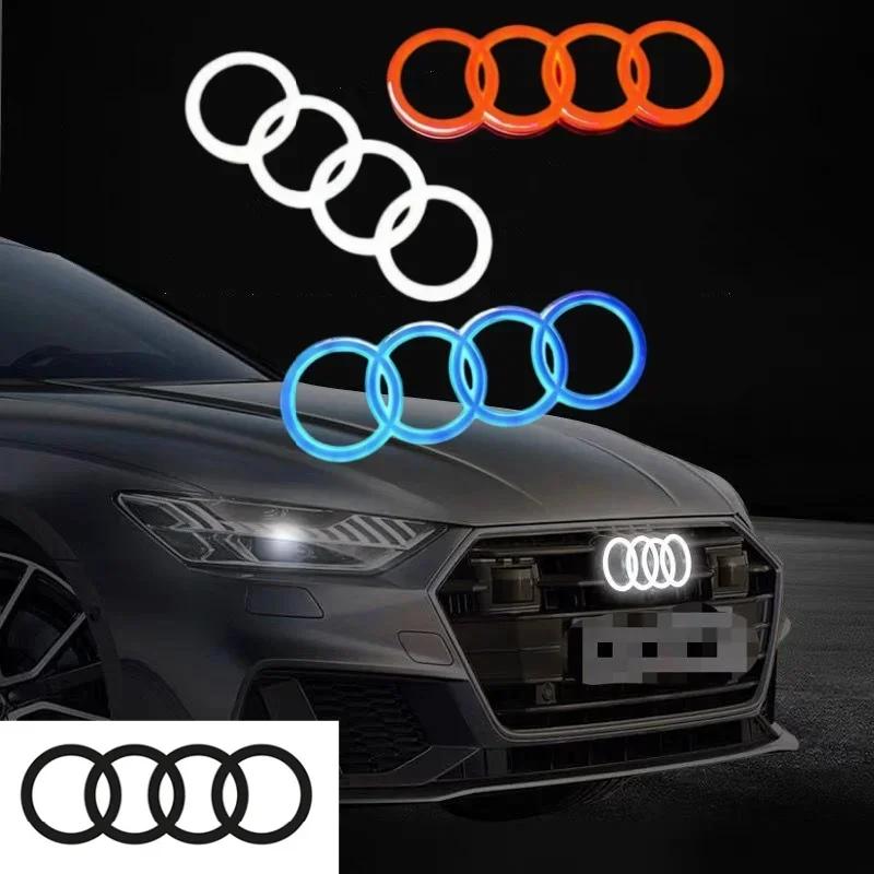 For Audi A GB4D Refitted LED Lamp Car Front Grille Luggage Logo for AUDI A3 A4 A5 A6 A7 A8 S3 S4 S5 S6 S7 Q3 Q5 Q7 TT Decoration Accessories