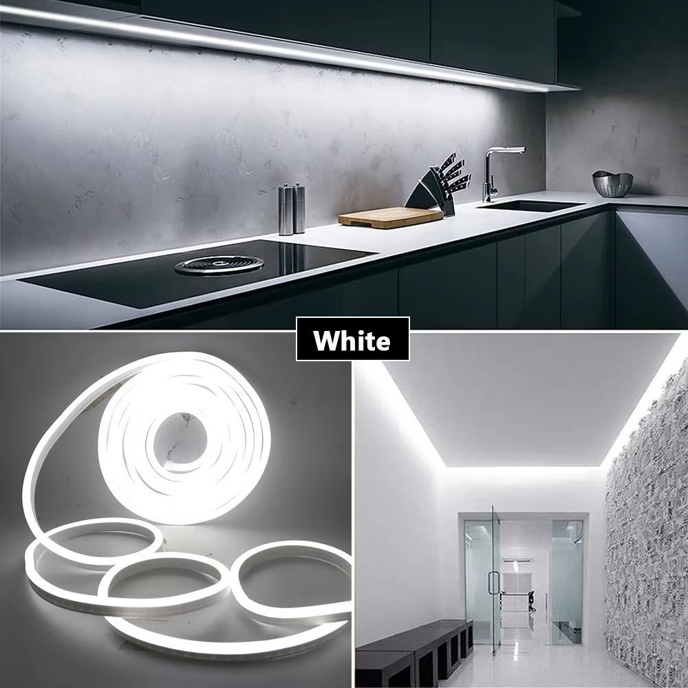 Kreativer seitlich strahlender LED-Streifenlicht Wasserdicht Biegsames LED-Neonlicht Energiesparend Helles Neonbandlicht Schlafzimmer