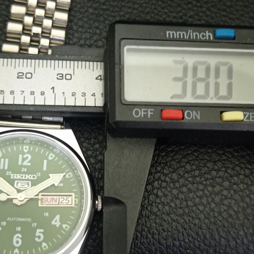 AUTOMATIC VINTAGE REFURBISHED SEIKO 5 6309A JAPAN MENS GREEN WATCH A441711-1 Sk-a441711