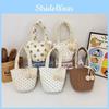 Baby Bear Kids Shoulder Bag Cute Cotton Cartoon Water Bucket Bag Outdoor Handbag