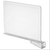 Transparent Acrylic Clothing Divider Shelf - Garment Storage Partition