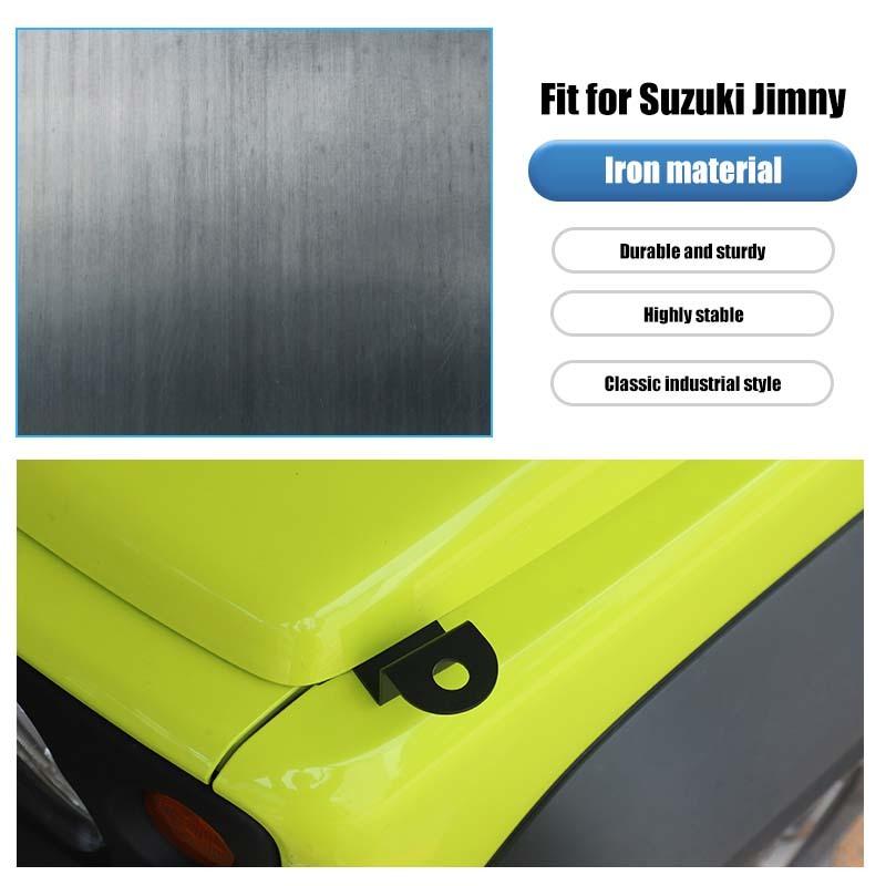 Metal Car Engine Hood Antenna Bracket Mount Stand For Suzuki Jimny 2019 Up Exterior Accessories