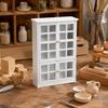 1:12 Scale Dollhouse Cabinet White MDF Display Realistic for Tabletop Displays